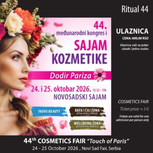 Ulaznice za 44. sajam kozmetike Dodir Pariza & Ritual 44